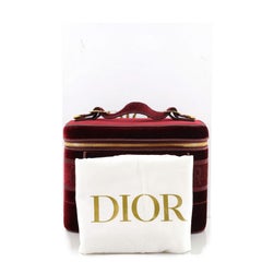 Christian Dior DiorTravel Vanity Case Embroidered Velvet