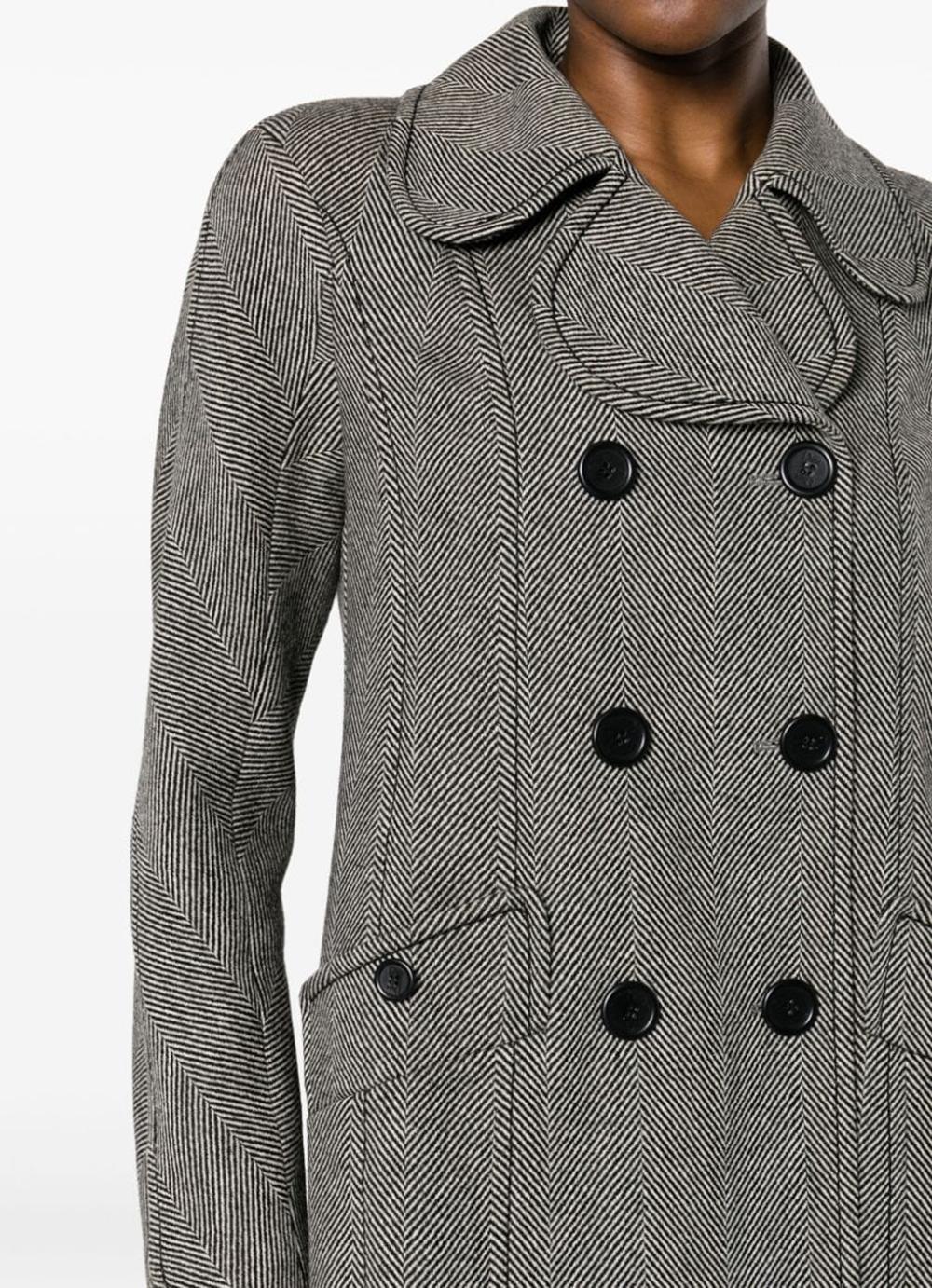 Christian Dior Double-Breasted Coat For Sale 1
