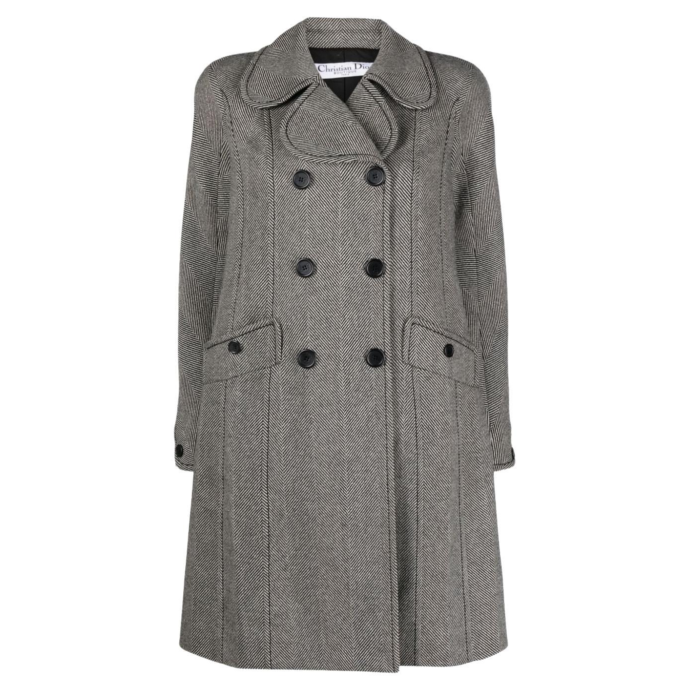 Christian Dior Double-Breasted Coat