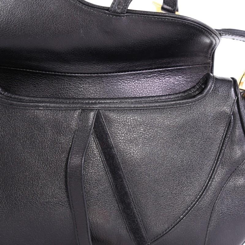Christian Dior Double Saddle Bag Leather 4