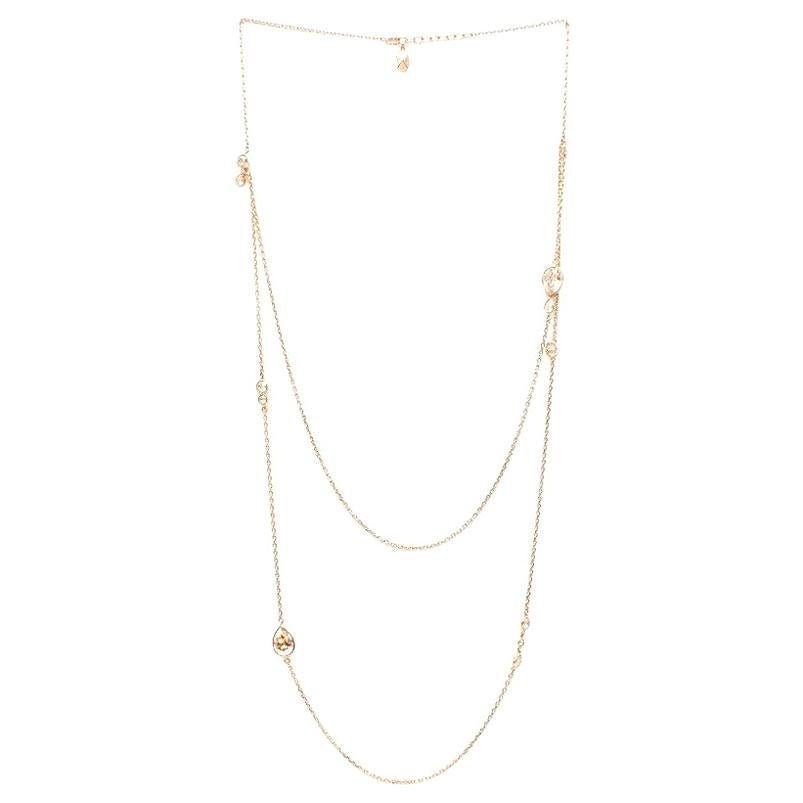 Christian Dior Double Strand Gold Vermeil Necklace
