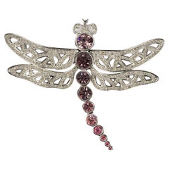 Christian Dior dragonfly brooch 2000s