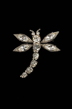 Christian Dior dragonfly brooch 2000s