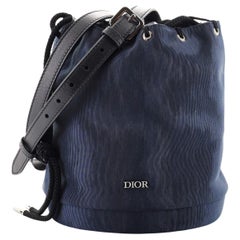 Christian Dior Drawstring Bucket Bag Nylon Small