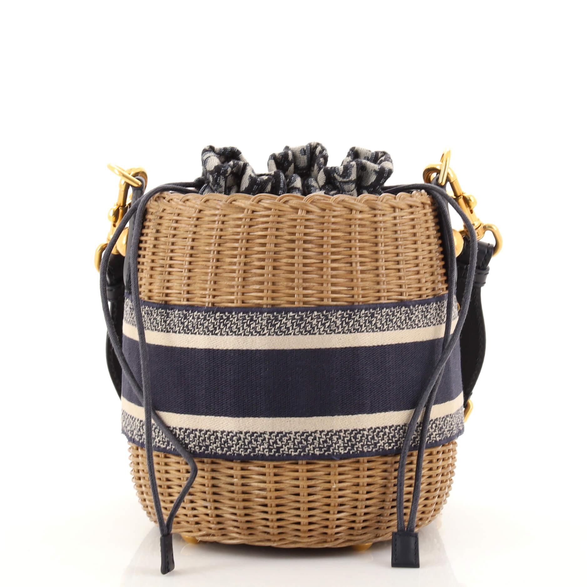 dior wicker bag