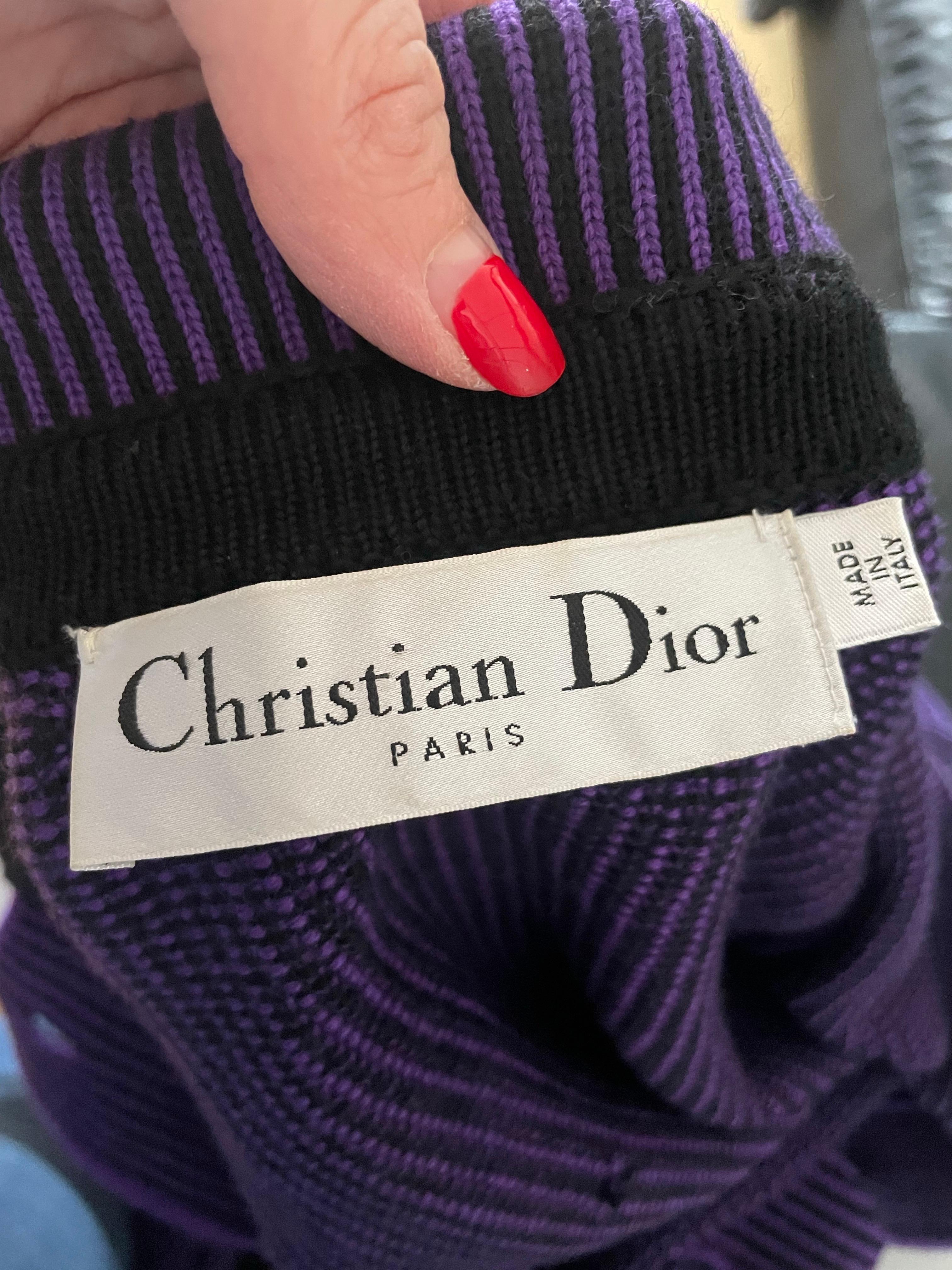 CHRISTIAN DIOR Set di abito e giacca lunga. in vendita 8