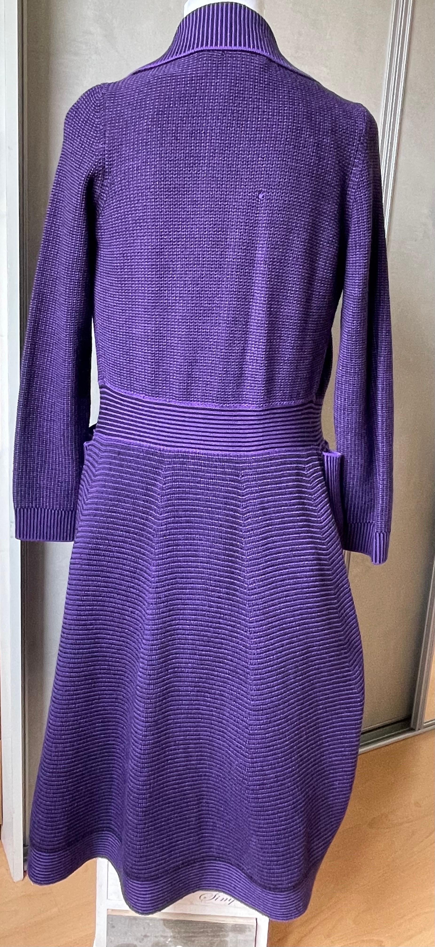 CHRISTIAN DIOR Set di abito e giacca lunga. in vendita 9