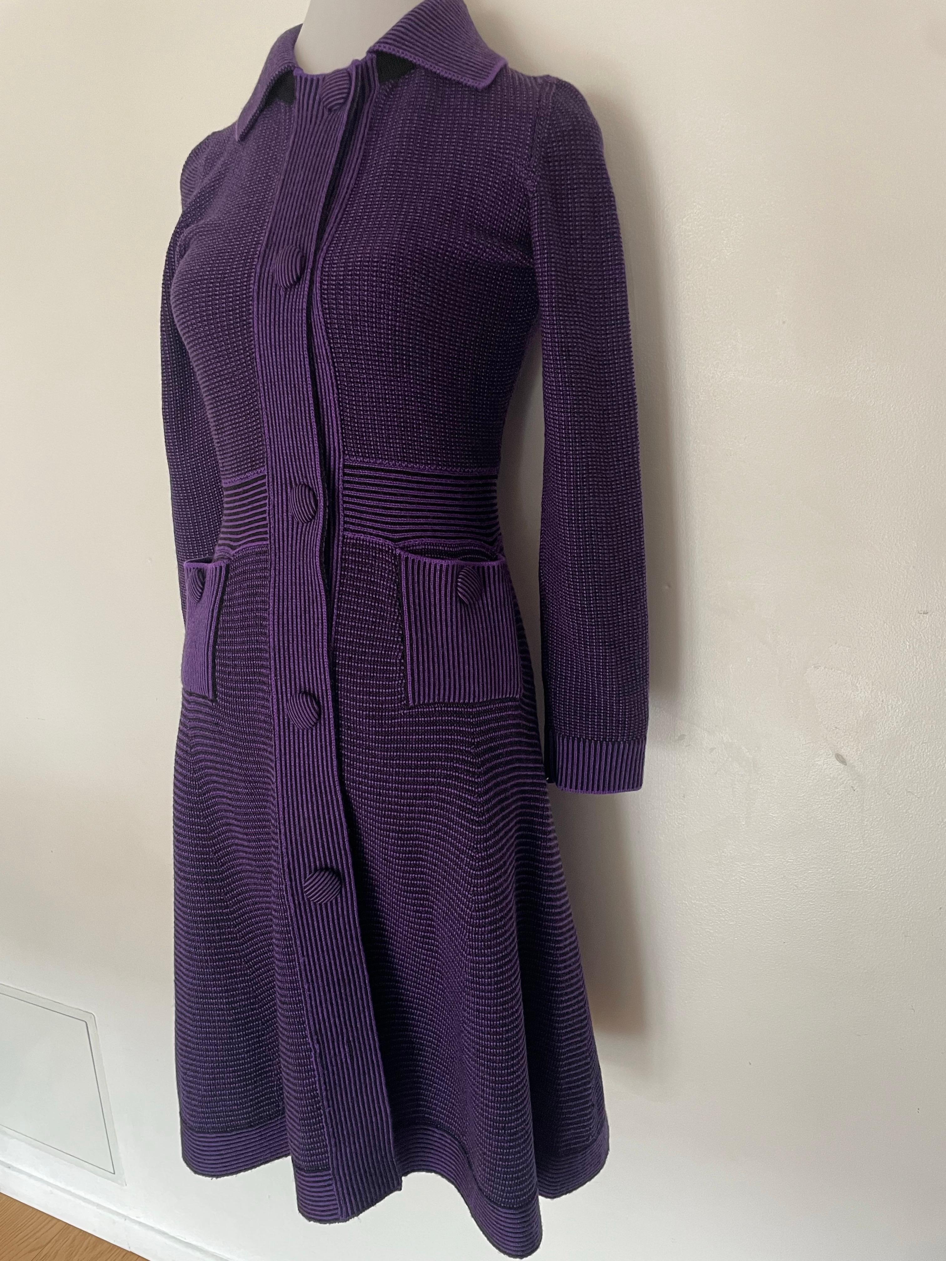 CHRISTIAN DIOR Set di abito e giacca lunga. in vendita 10