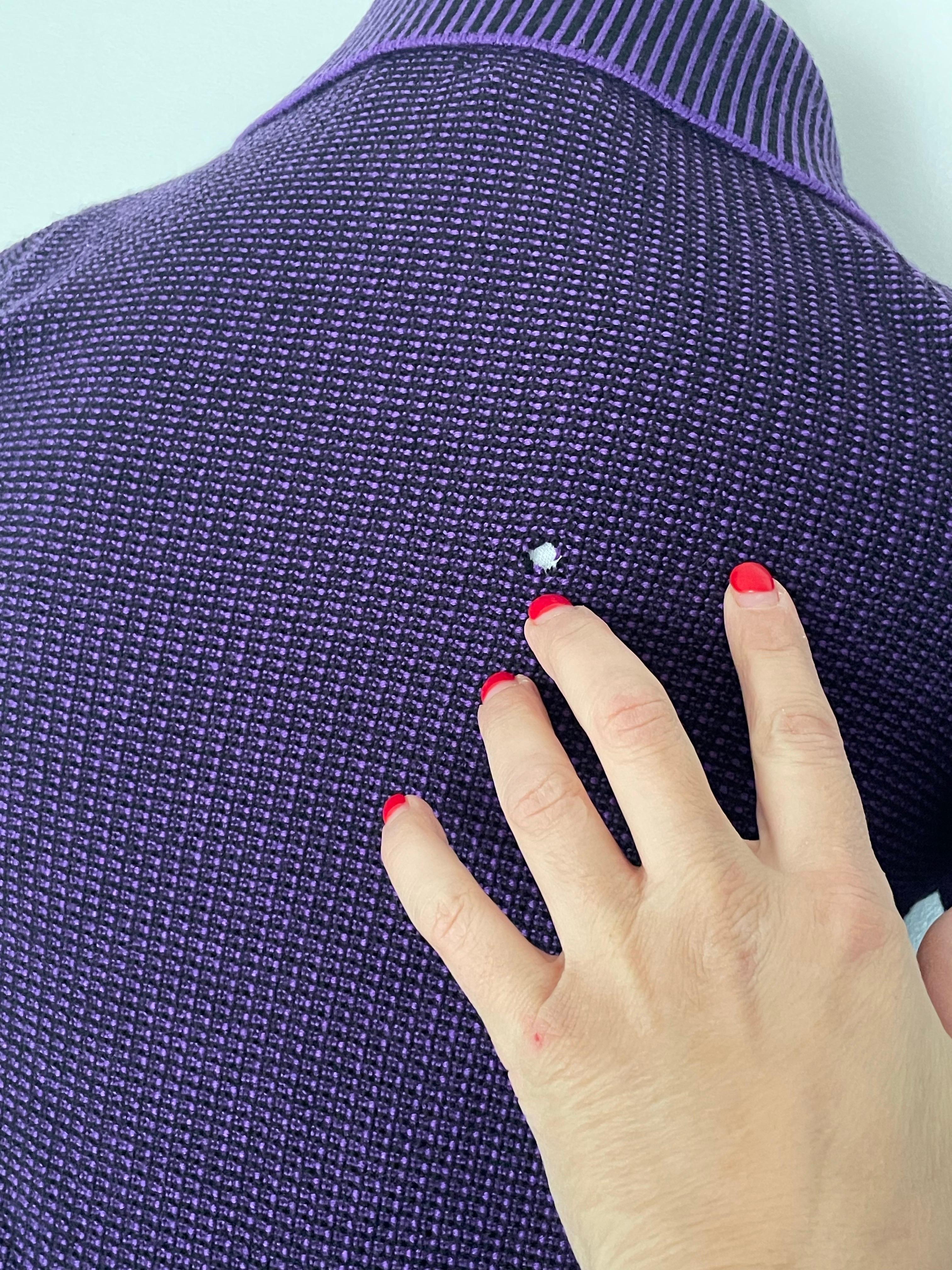 Viola CHRISTIAN DIOR Set di abito e giacca lunga. in vendita