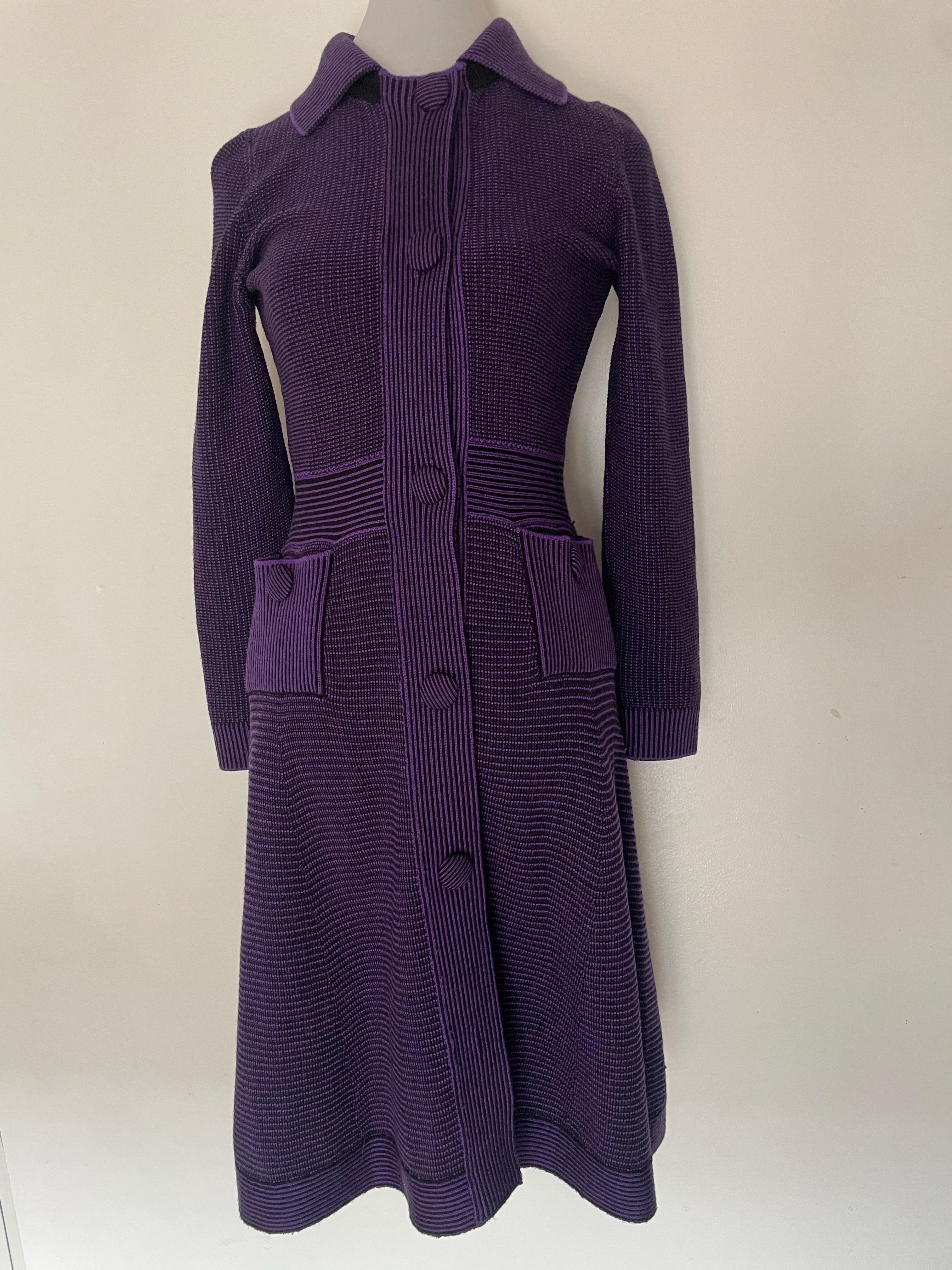 CHRISTIAN DIOR Set di abito e giacca lunga. in vendita 2