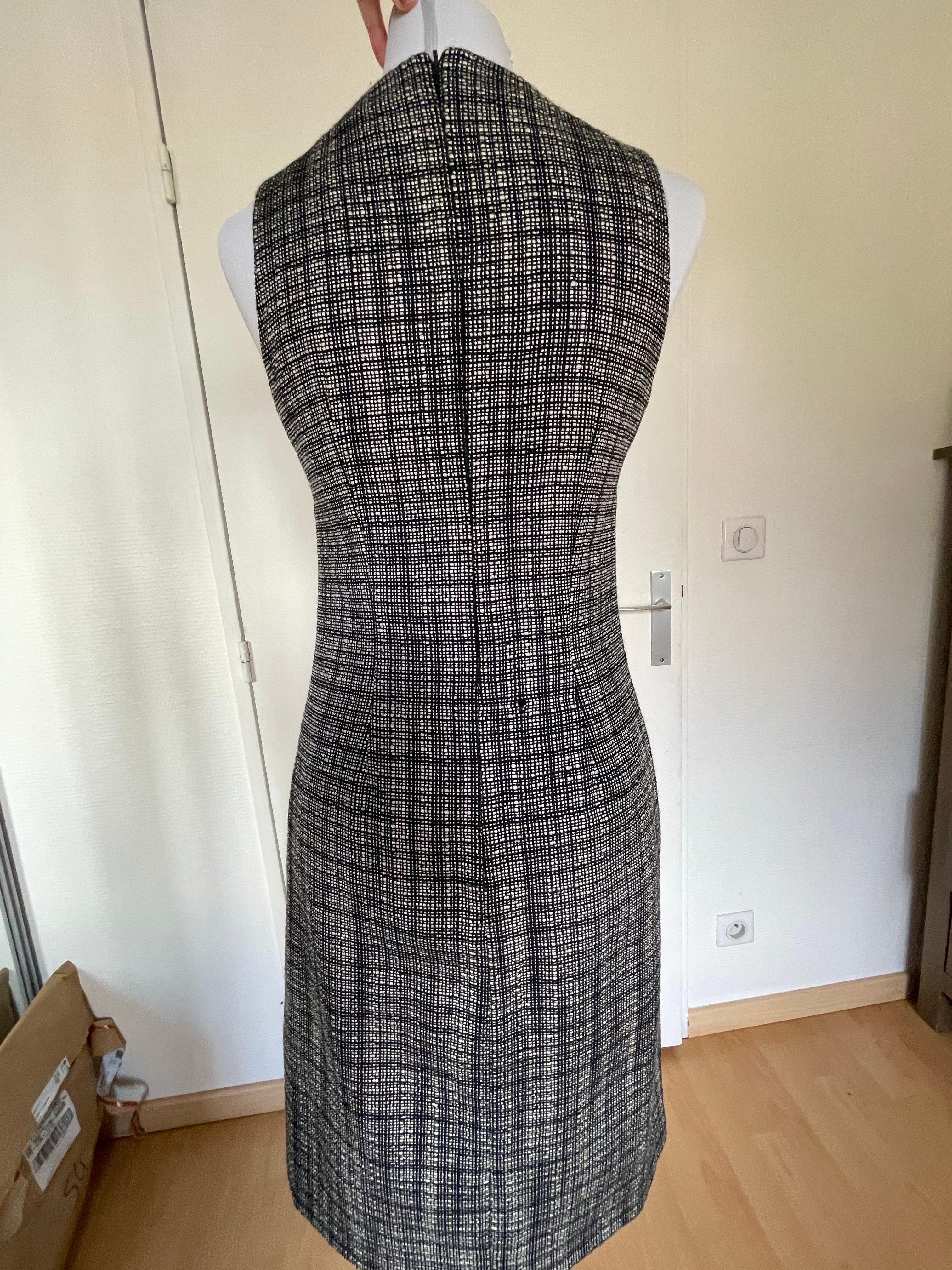 Vestido CHRISTIAN DIOR Gris en venta