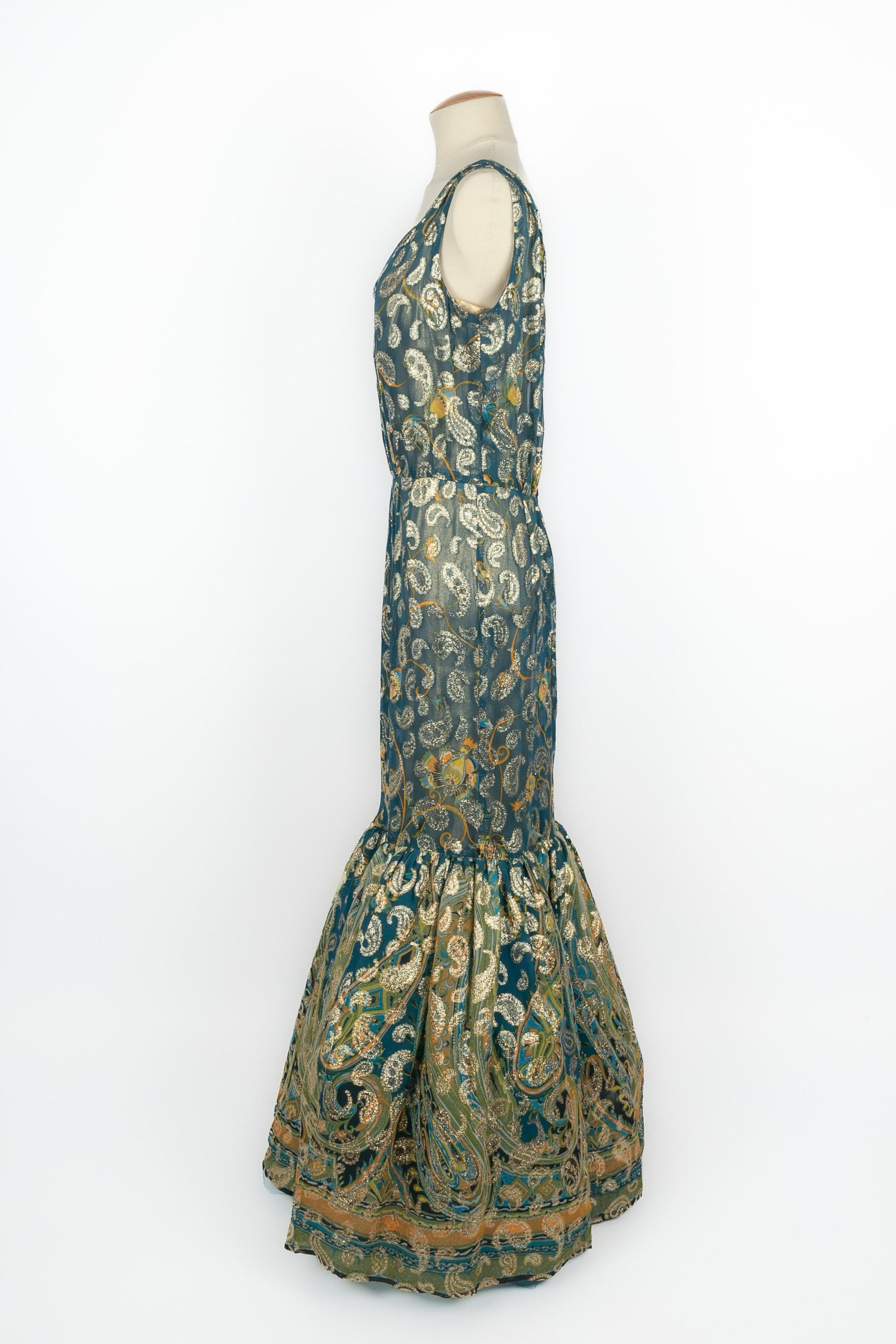 Christian Dior dress Haute Couture 1969 For Sale 1