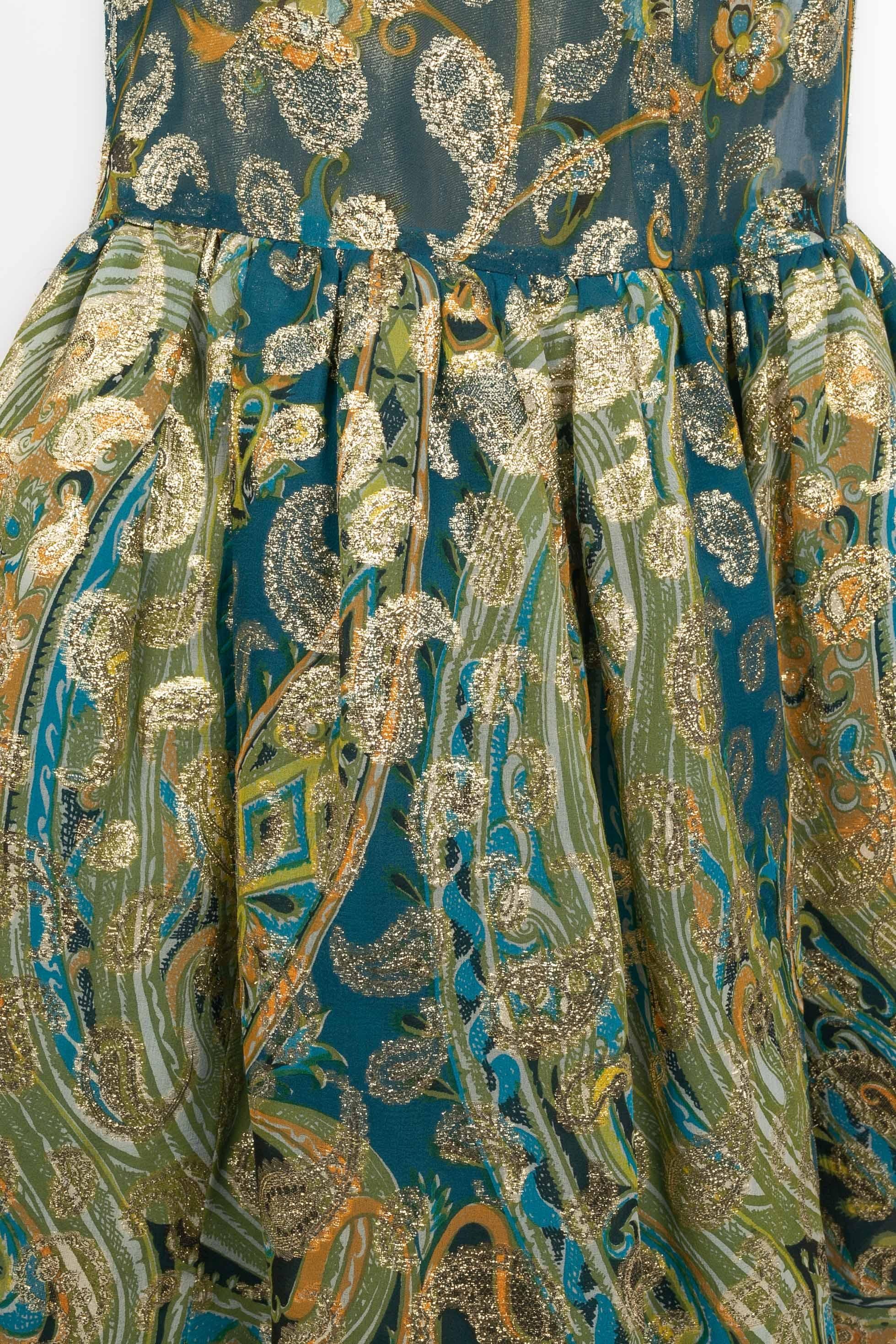 Christian Dior dress Haute Couture 1969 For Sale 4