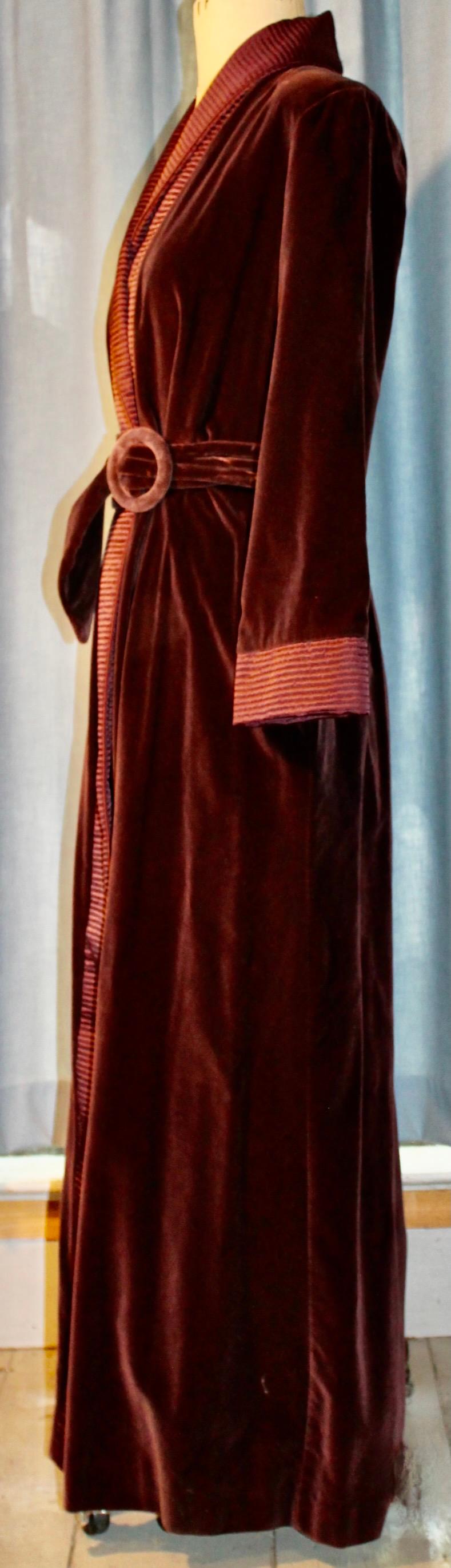 Black Christian Dior Dressing Gown