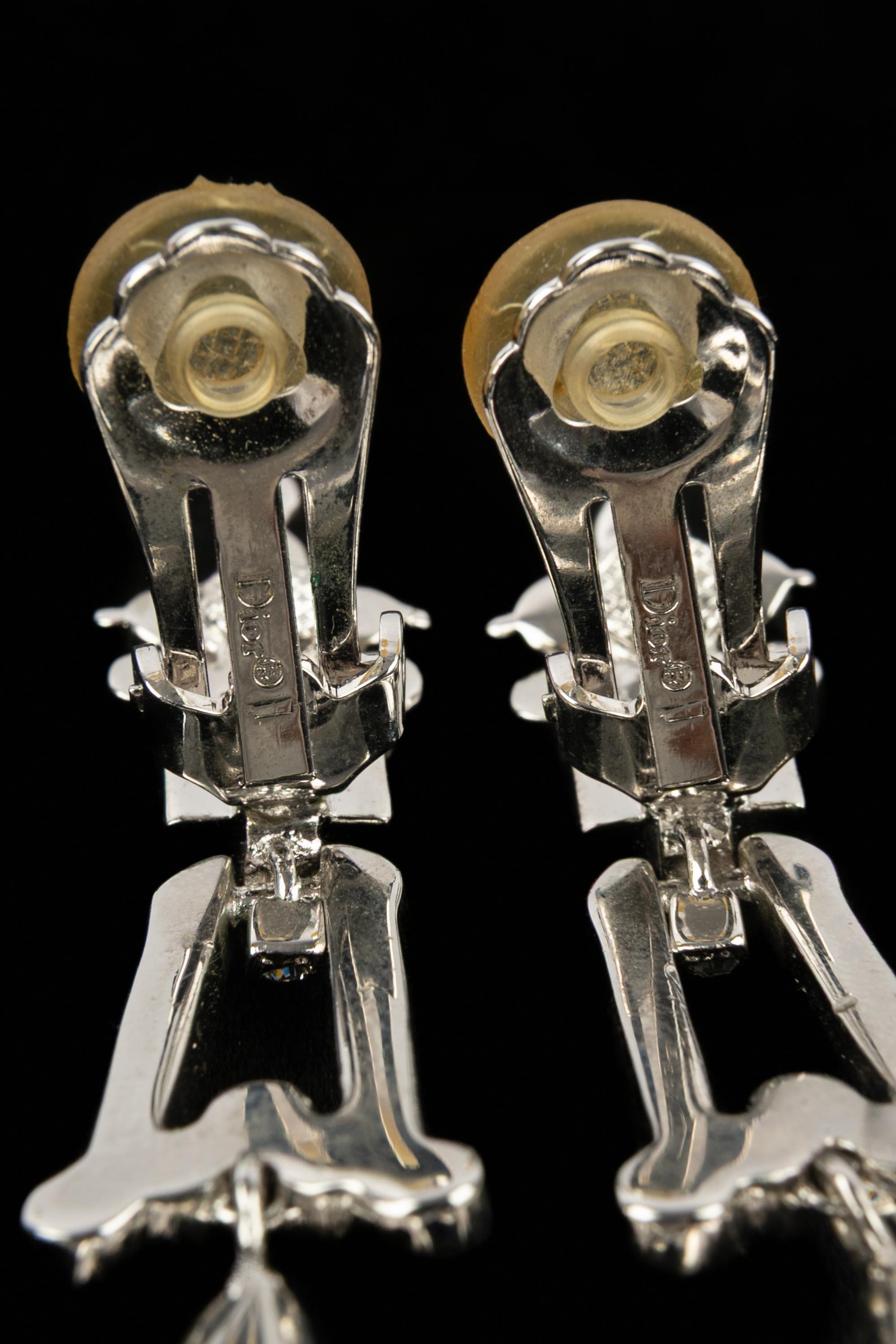 Boucles d'oreilles Christian Dior années 2000 en vente 2