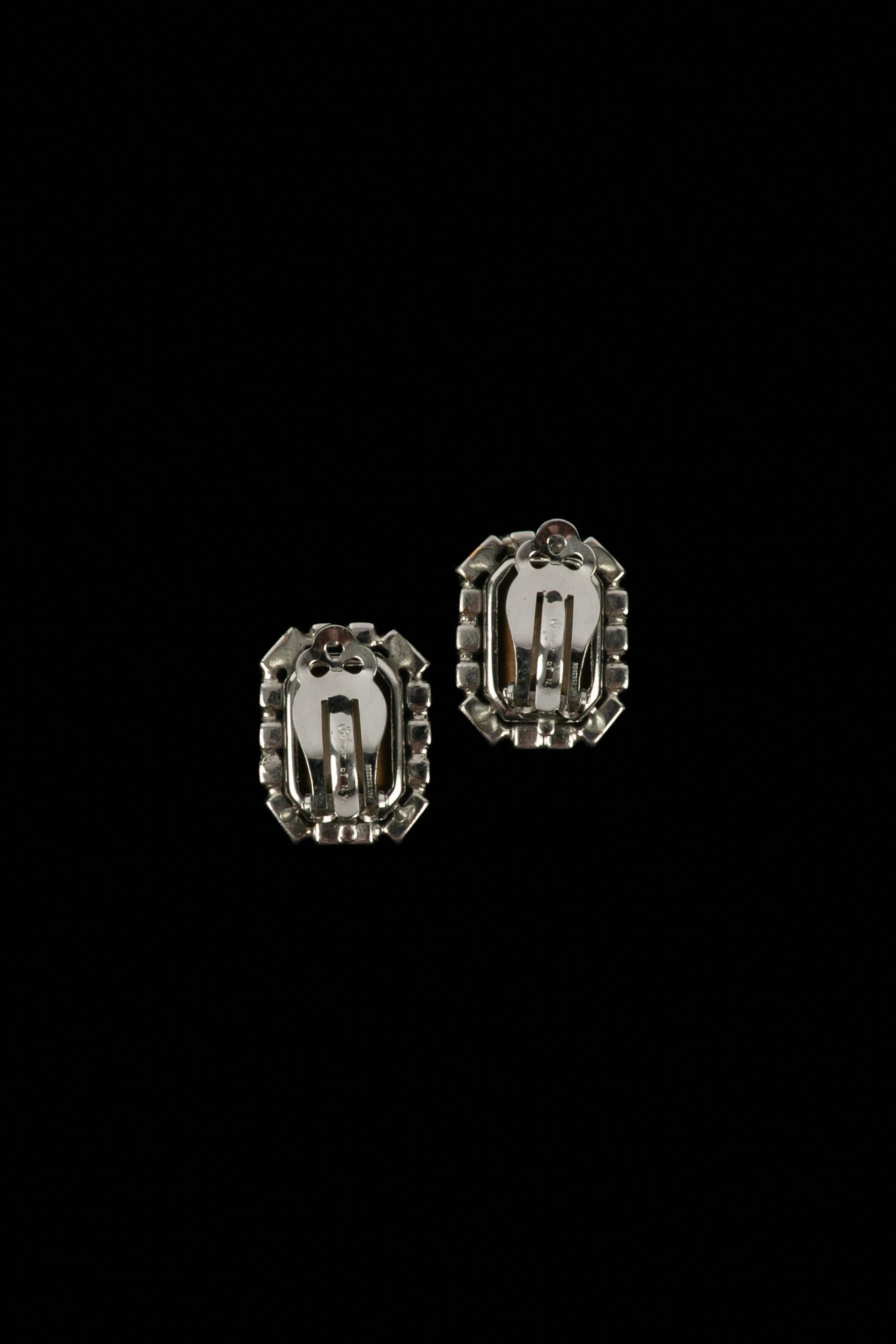 Boucles d'oreilles Christian Dior pour Kramer en vente 2