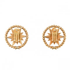 Christian Dior Earrings clip on Couture "Rose des Vents"