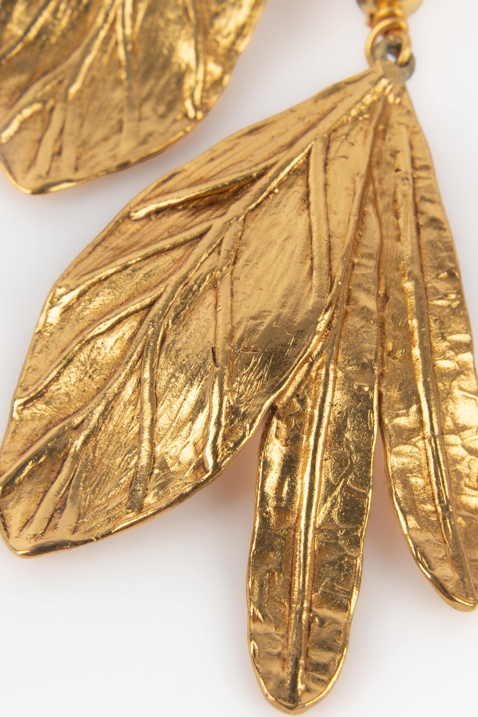 Boucles d'oreilles Christian Dior Haute Couture Eté 1993 en vente 2