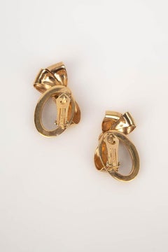 Christian Dior Earrings in Golden Metal