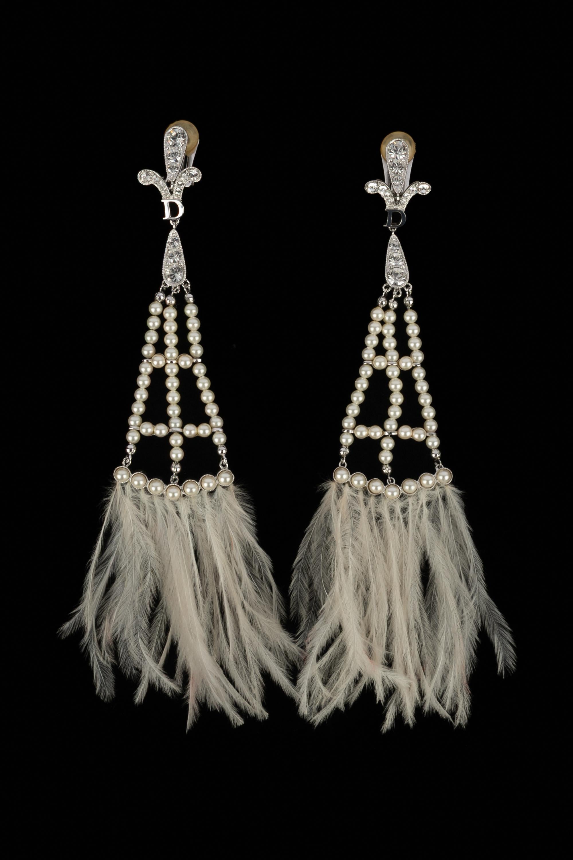 Boucles d'oreilles Christian Dior Printemps 2008 Excellent état - En vente à SAINT-OUEN-SUR-SEINE, FR