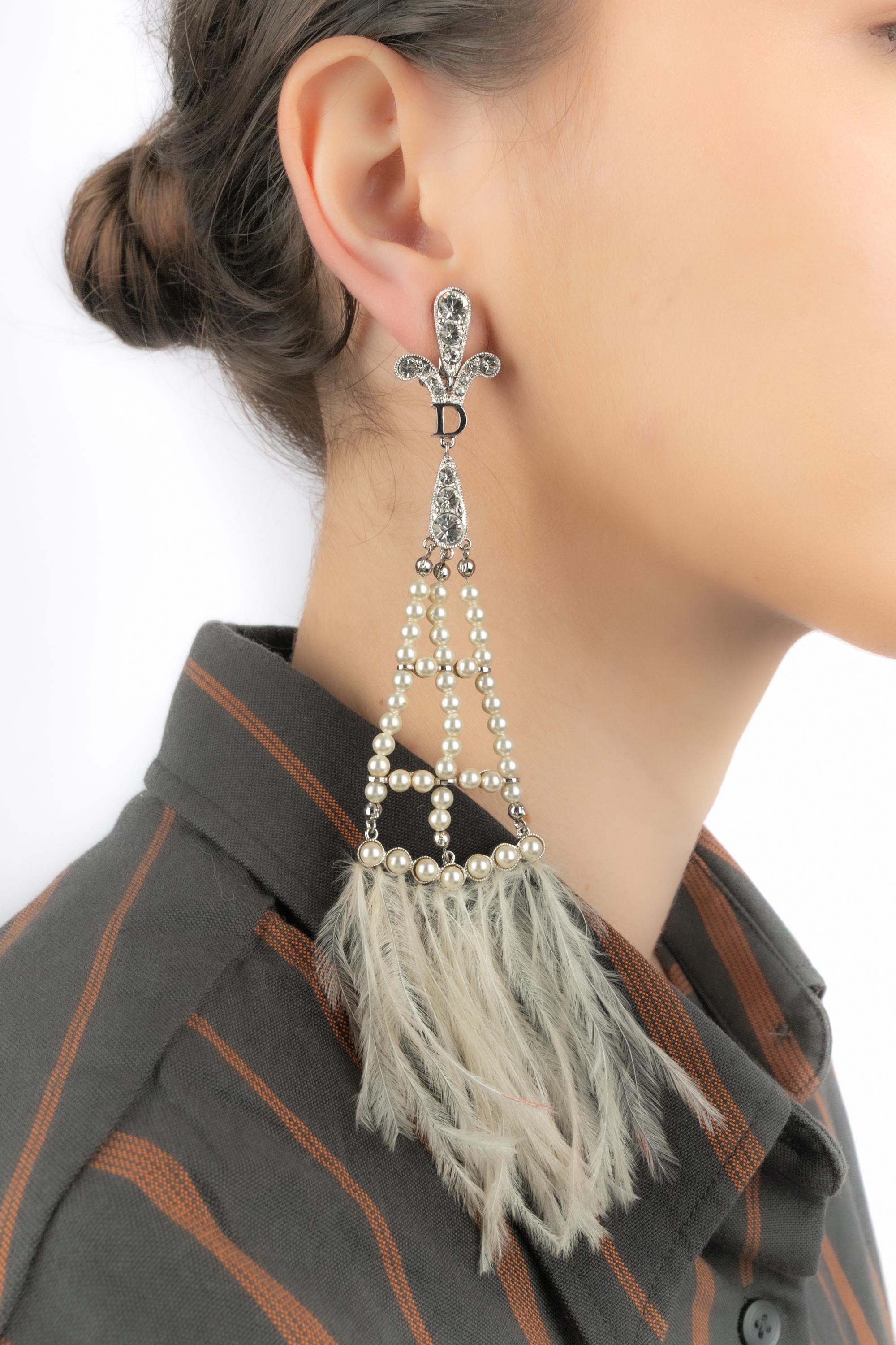 Boucles d'oreilles Christian Dior Printemps 2008 en vente 5