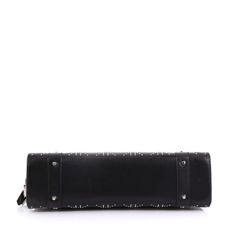 Christian Dior East West Lady Dior Handbag Cannage Studded Leather Small 1