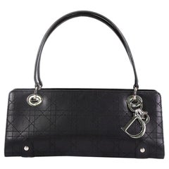 Christian Dior East West Lady Dior Handbag Stitched Cannage Leather Small