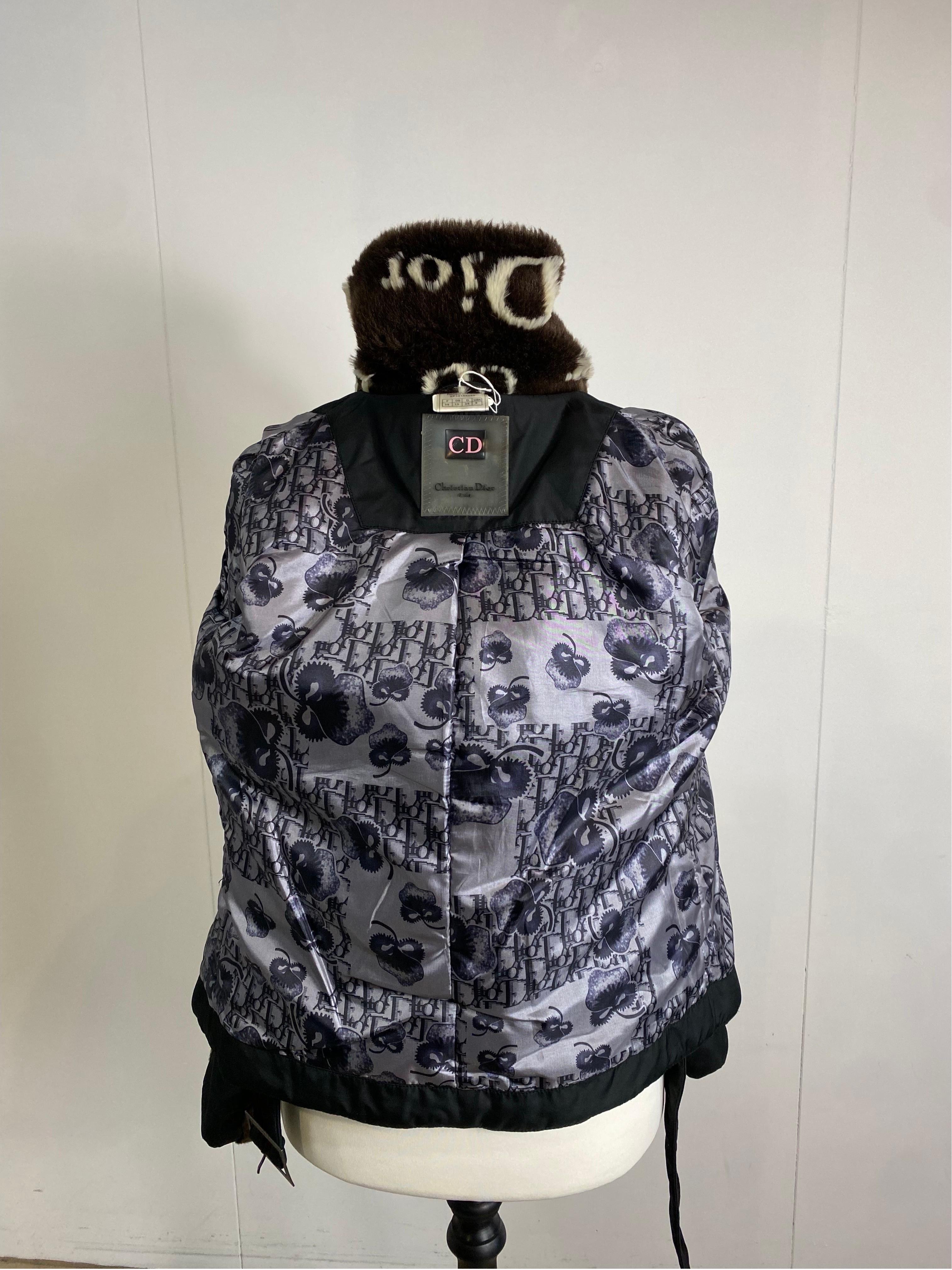 Christian Dior eco fur heart winter jacket For Sale 4
