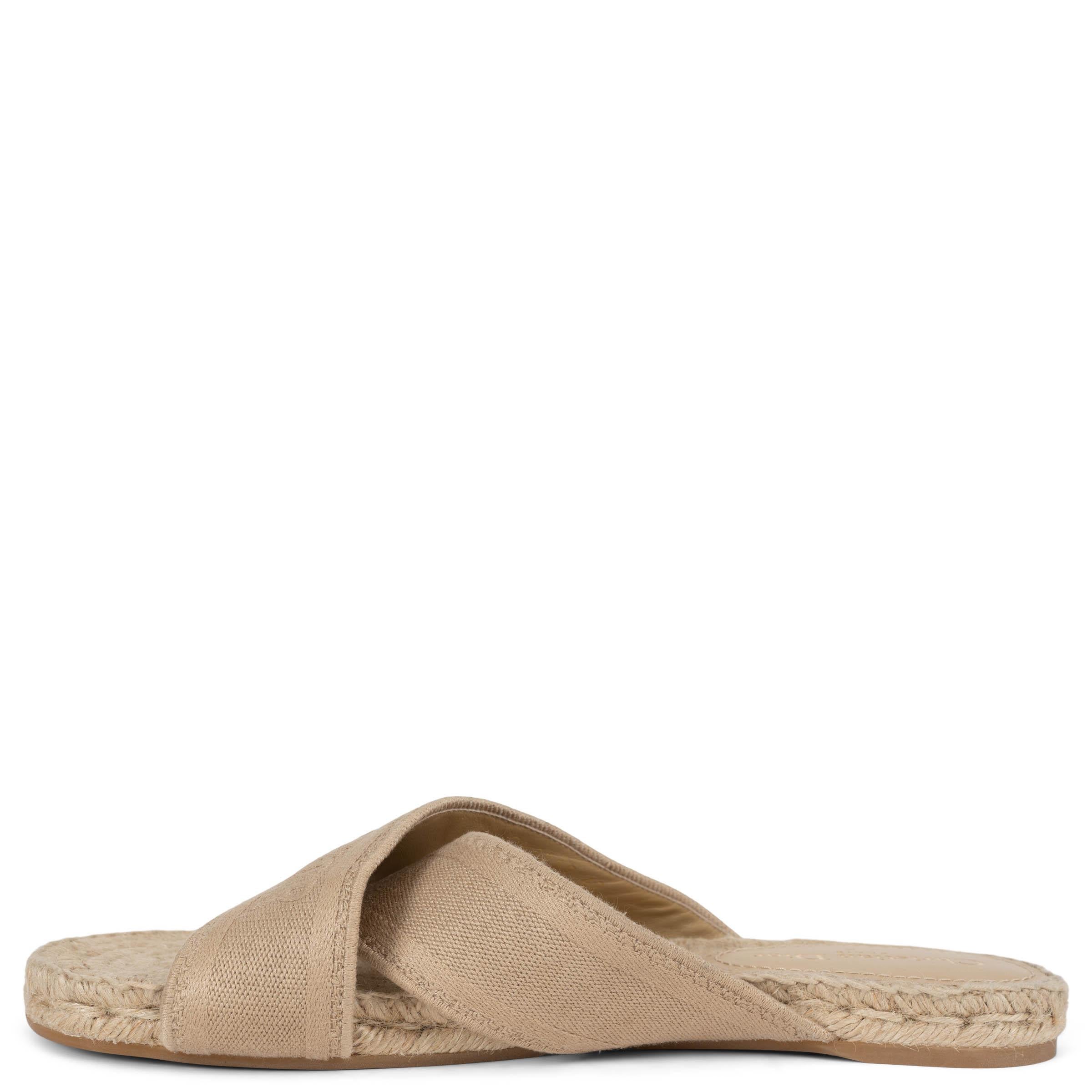 CHRISTIAN DIOR Crudo beige GRANVILLE Sandalias Slide Zapatos 42 fit 41 Beige en venta
