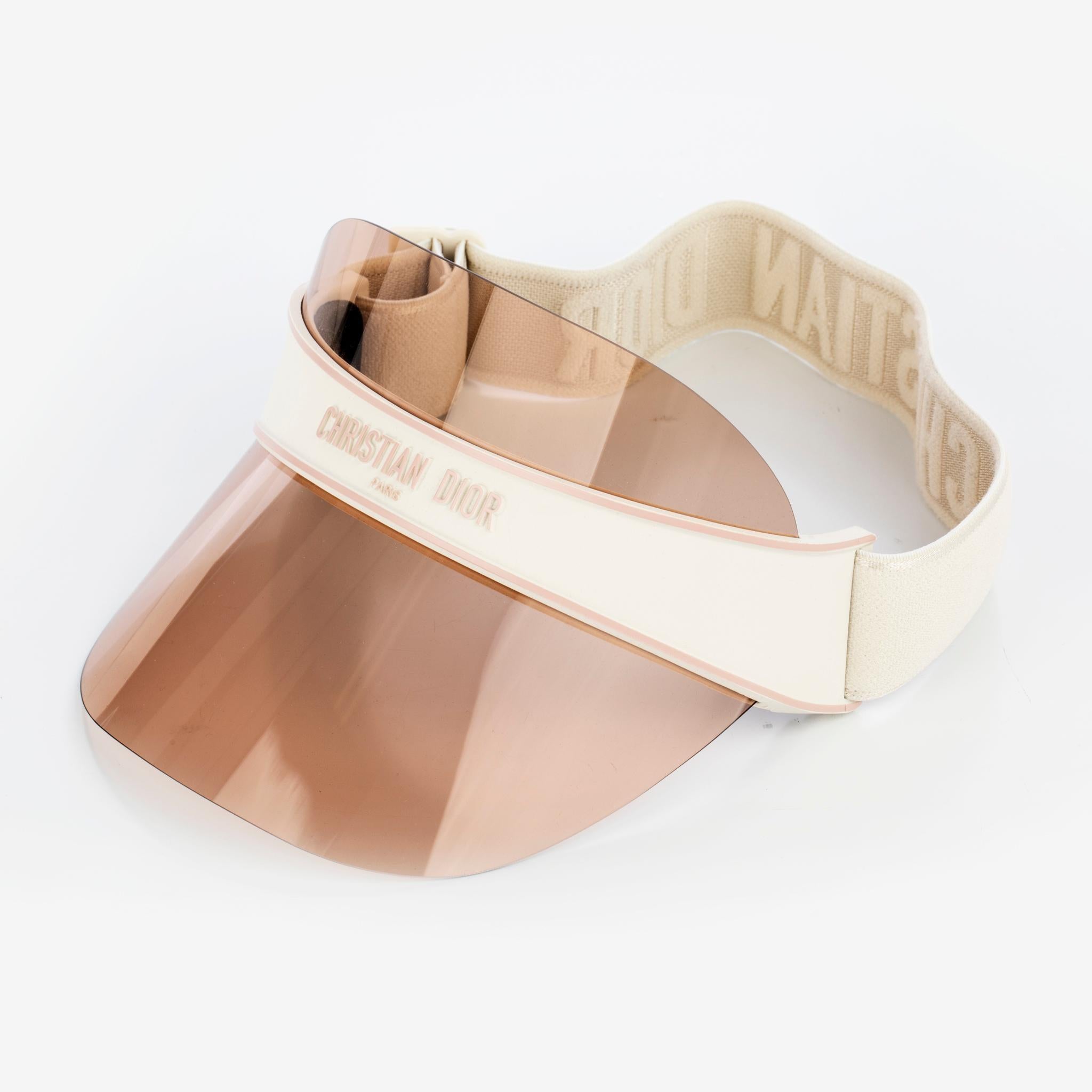 Christian Dior Ecru Club V1U Tinted Sun Visor 1
