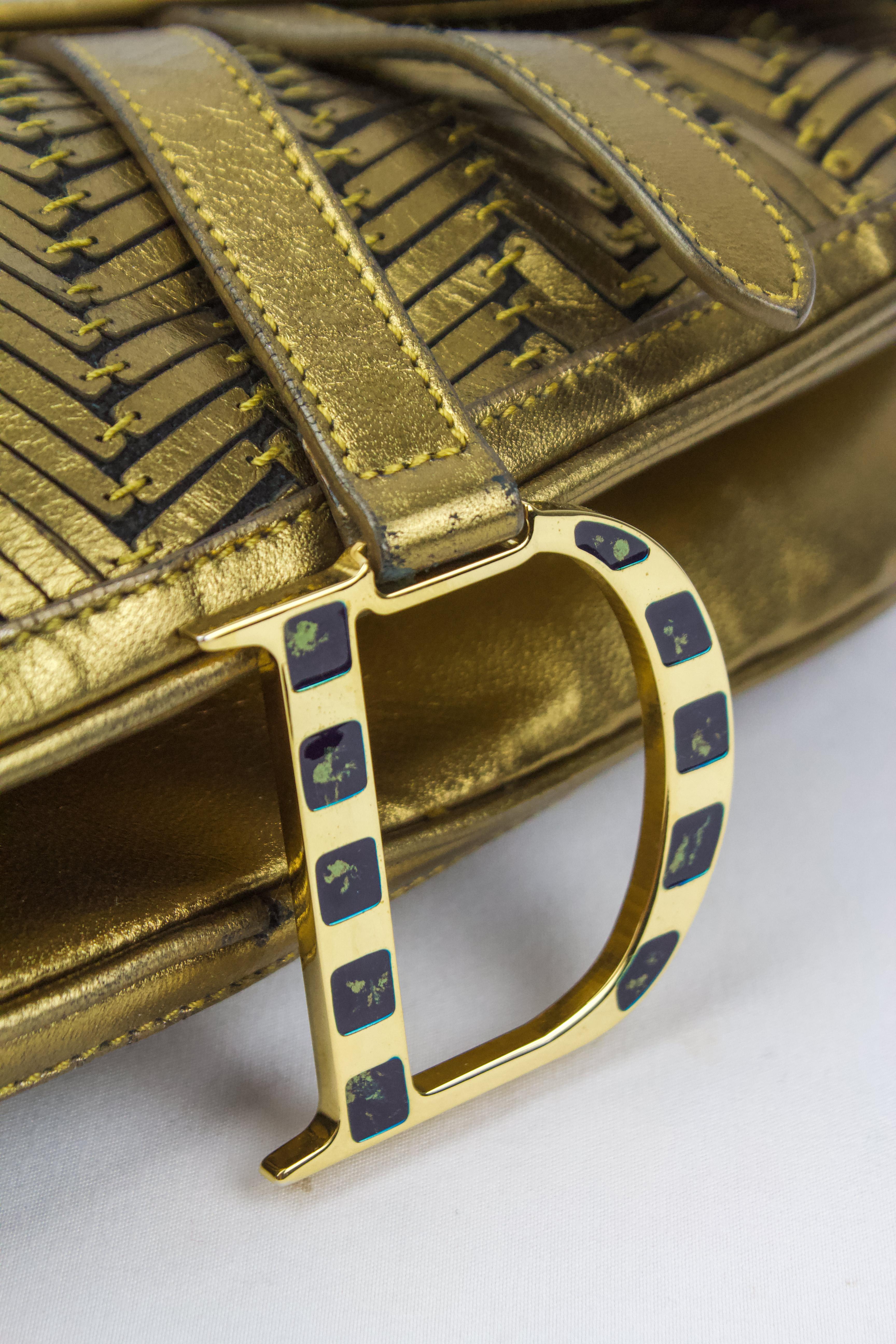 Christian Dior Egypt Country Saddle Bag For Sale 1
