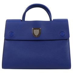 Christian Dior Electric Blue Diorever Top Handle