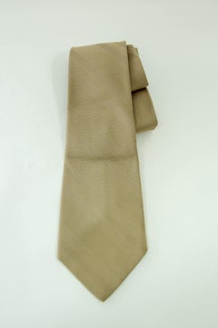 Christian Dior Elegant Classic Gold Necktie 1970