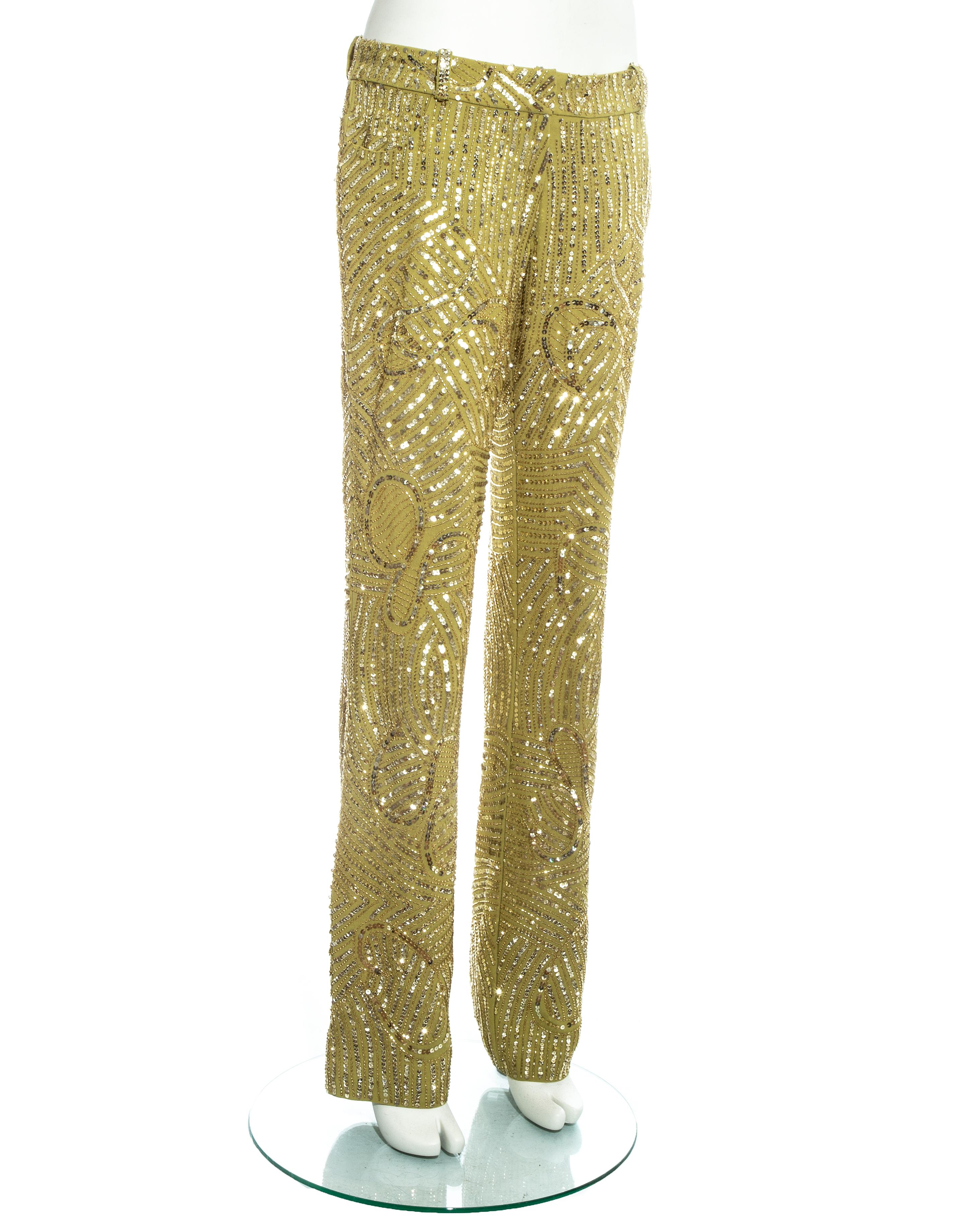 dior glitter pants