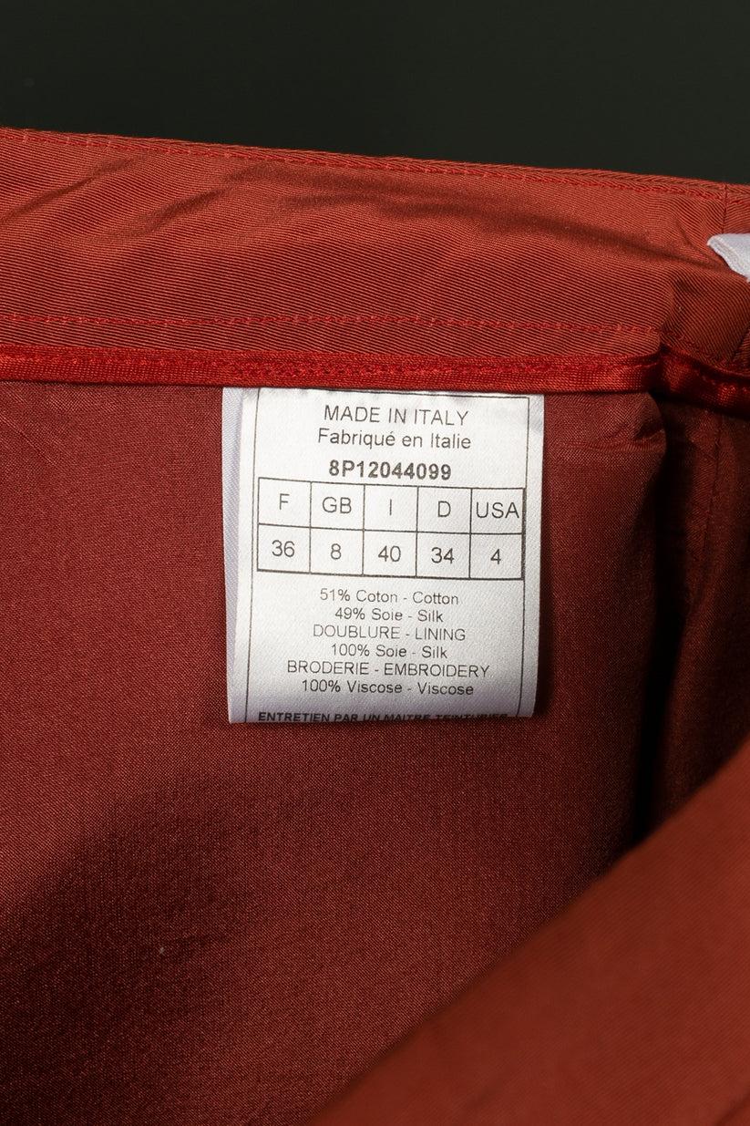 Christian Dior - Pantalon brodé, taille 36 FR, années 2008 en vente 1