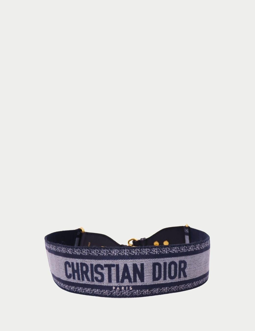 Christian Dior Embroidered Shoulder Strap In Excellent Condition For Sale In Amman, JO
