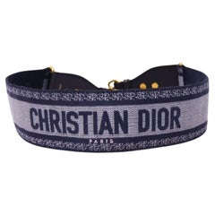 Christian Dior Embroidered Shoulder Strap Christian Dior Embroidered Shoulder Strap
