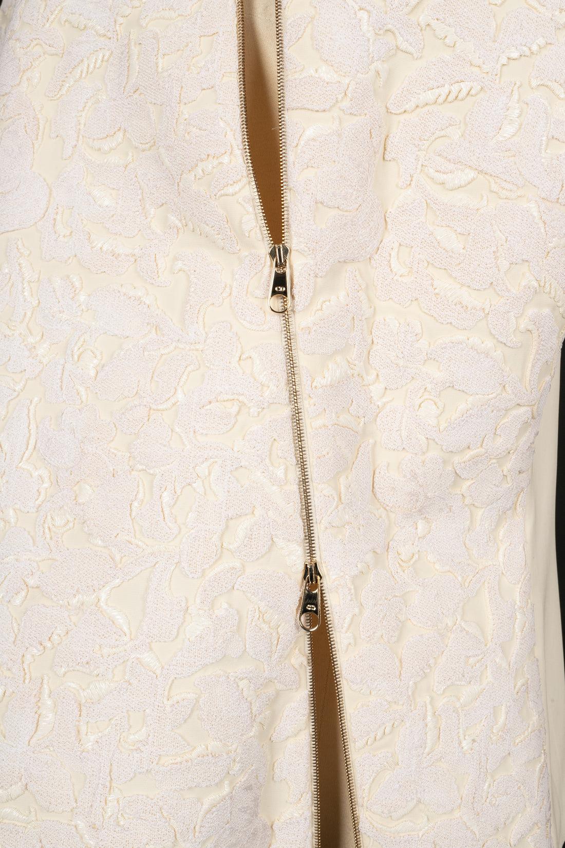 Top in seta ricamata di Christian Dior in vendita 1