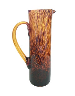 Christian Dior - Empoli - Tortoiseshell Glass Pitcher, Signed, France, C.1970