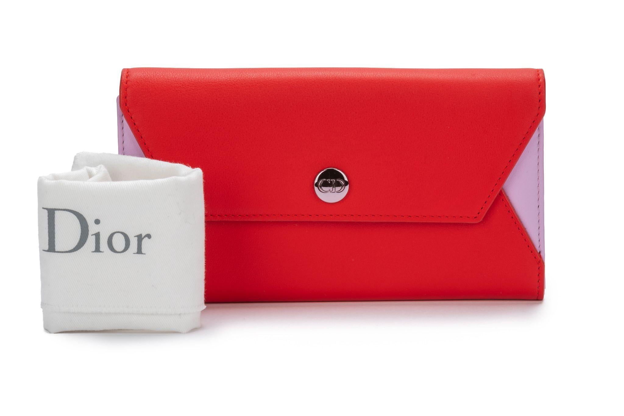 Christian Dior Envelope Wallet On Chain For Sale 1