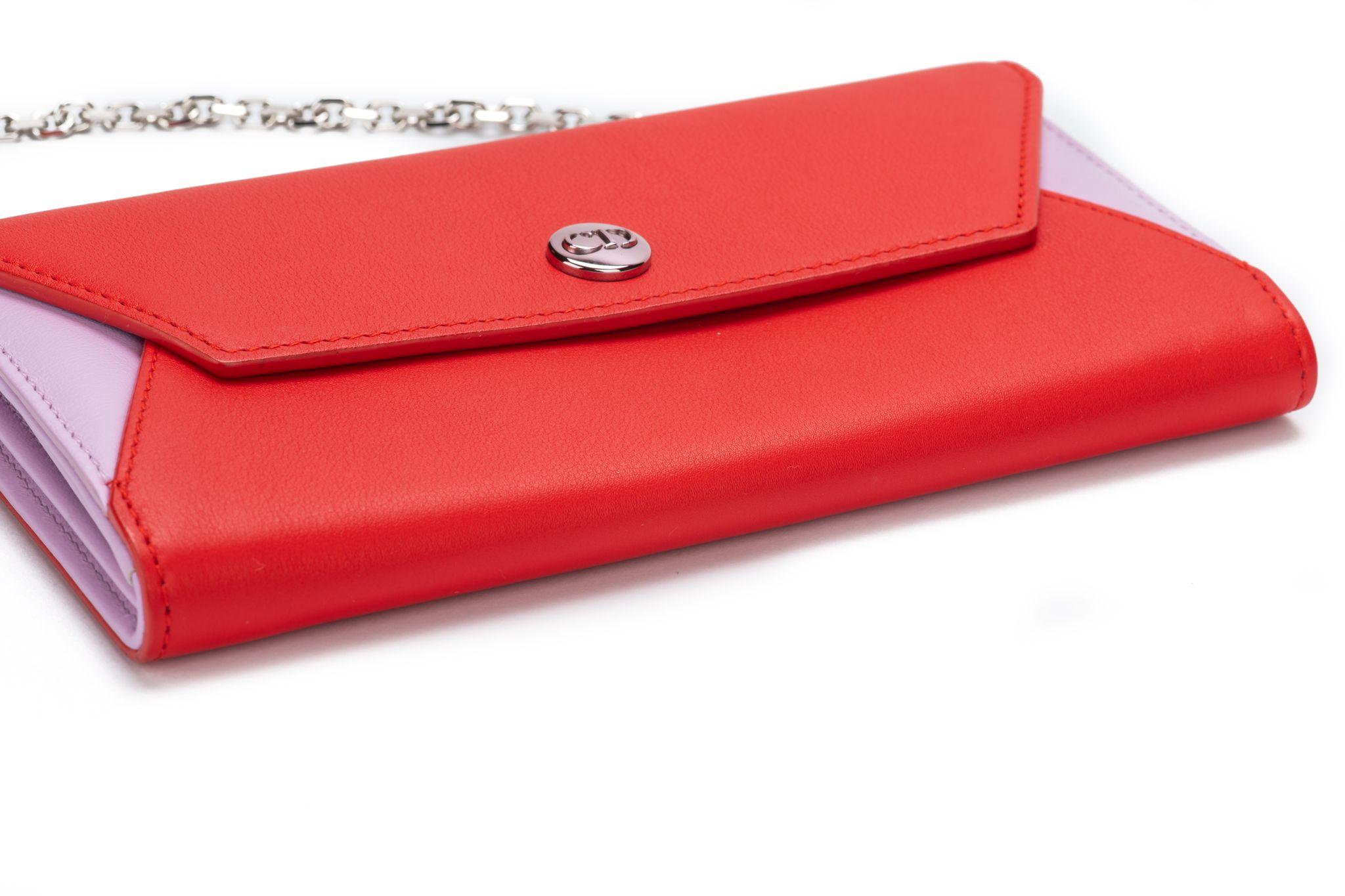 Christian Dior Envelope Wallet On Chain For Sale 3