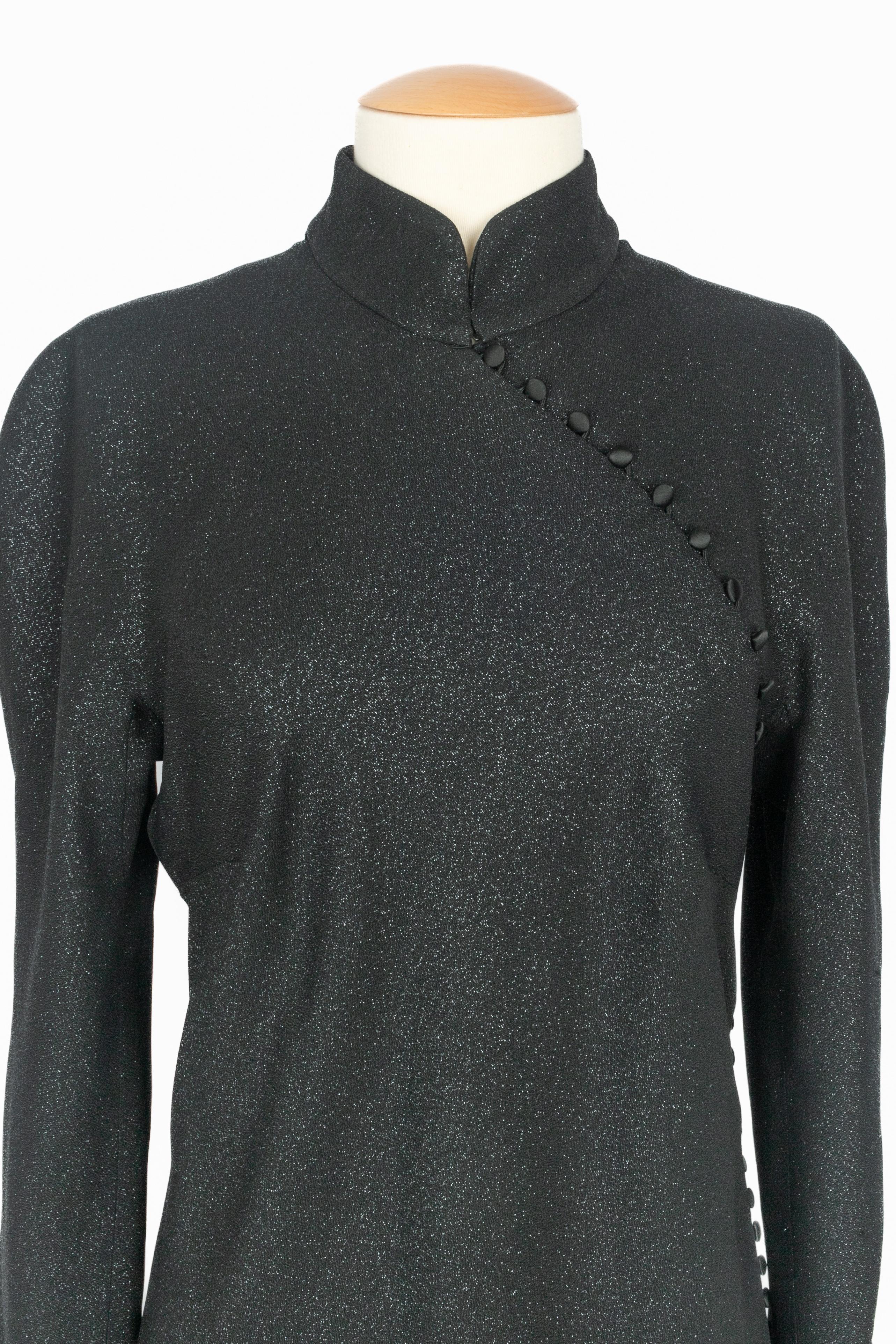 Nero Abito da sera Christian Dior inverno 1997 in vendita