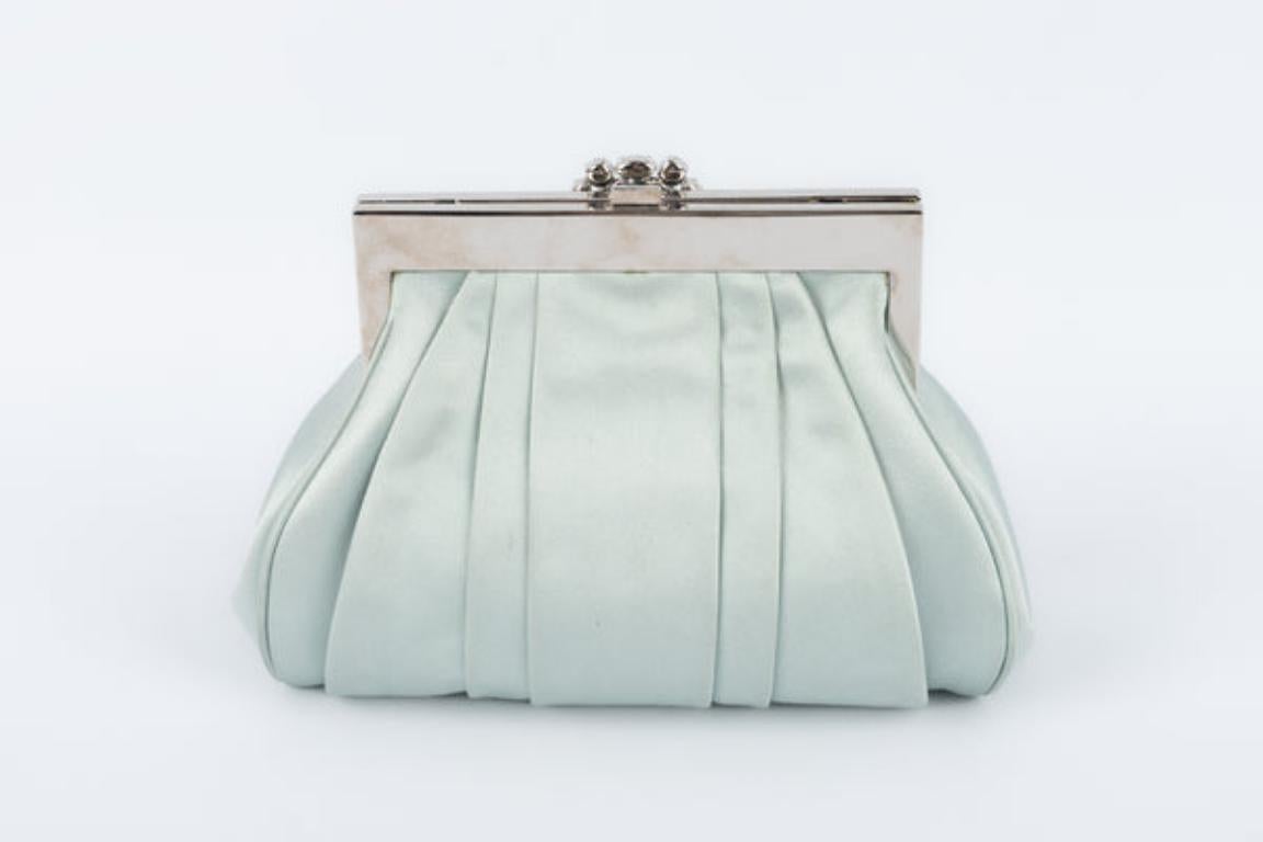 Christian Dior Evening Silk Satin Bag, 2007 In Excellent Condition For Sale In SAINT-OUEN-SUR-SEINE, FR