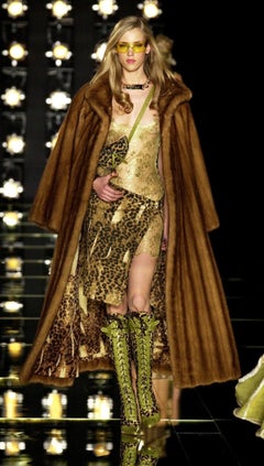 Christian Dior F/W 2000 iconic animal print runway skirt by John Galliano