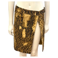Christian Dior F/W 2000 iconic animal print runway skirt by John Galliano