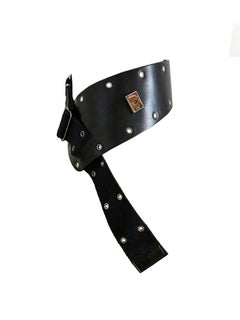 Christian Dior F/W 2002 “Admit it!” Black Leather Belt