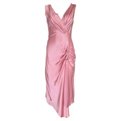 Christian Dior Autunno/Inverno 2003: abito lungo in seta rosa