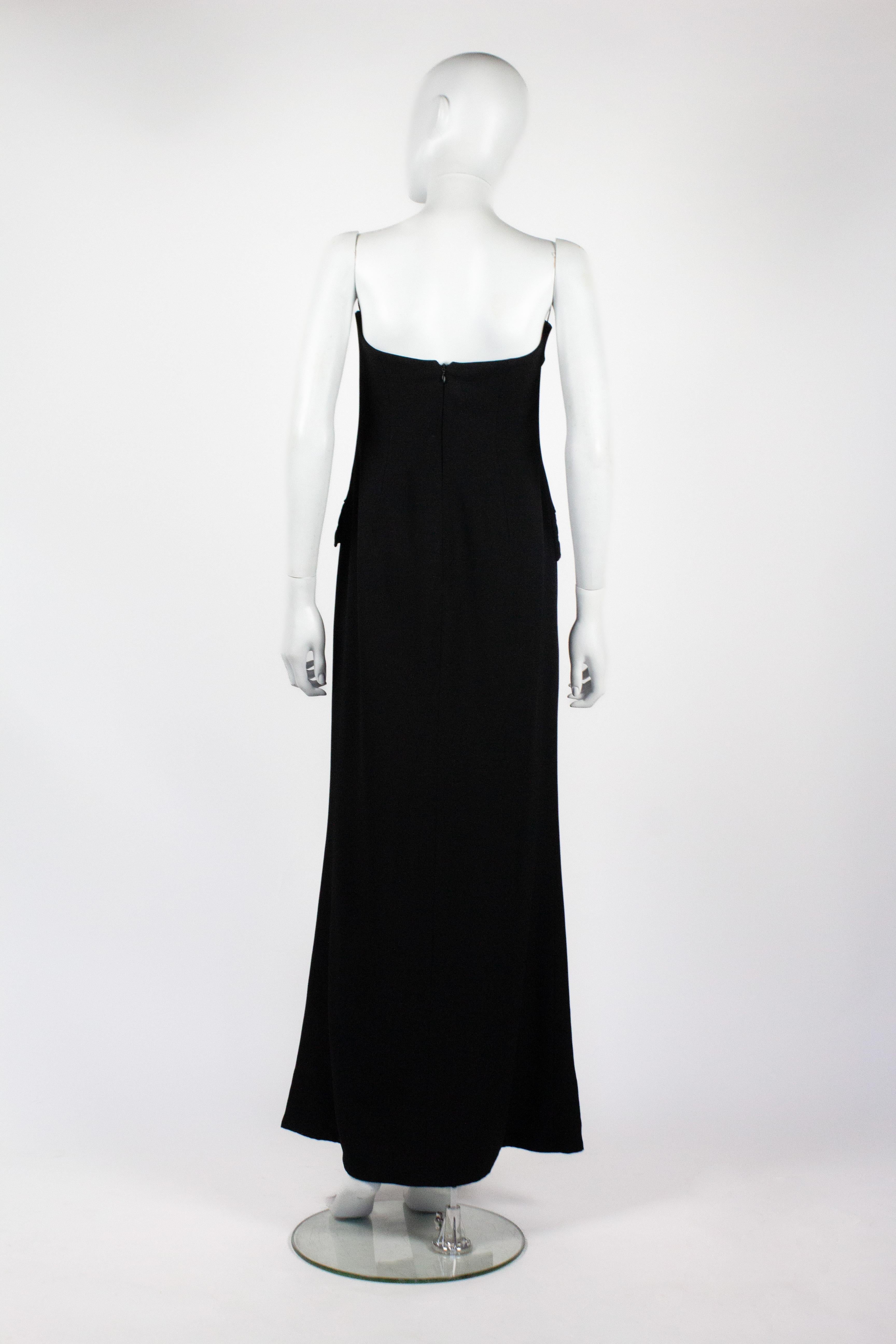Black Christian Dior Fall 1997 Dress