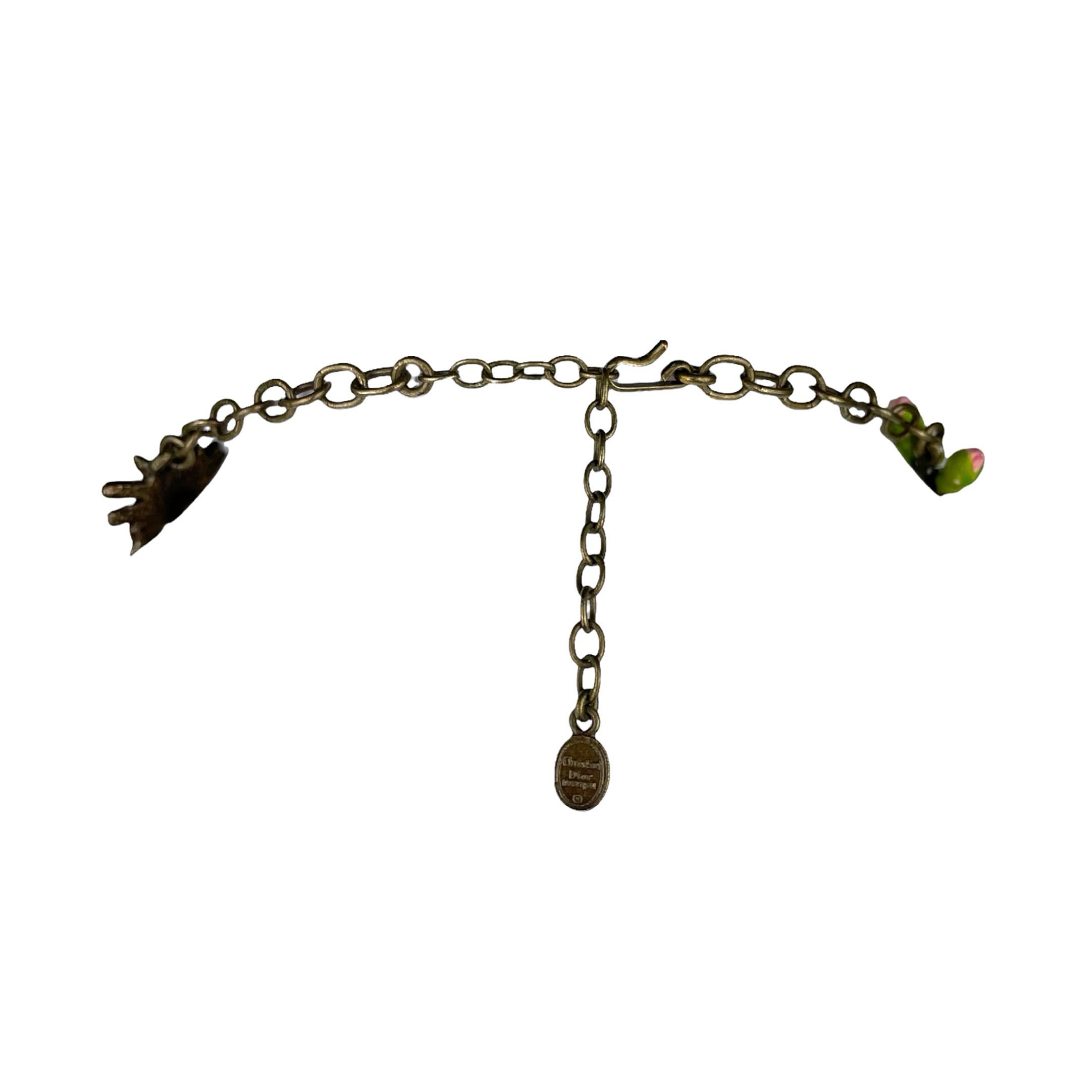 Christian Dior Fall 2001 necklace In New Condition In Brooklyn, NY