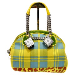 Used Christian Dior Fall 2004 Gambler Dice Bowler Bag